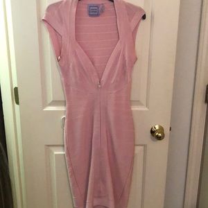 🔥Pink Herve Bandage Dress 🔥
